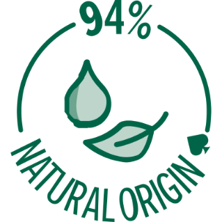 94% natural origin* 94% natural origin*
